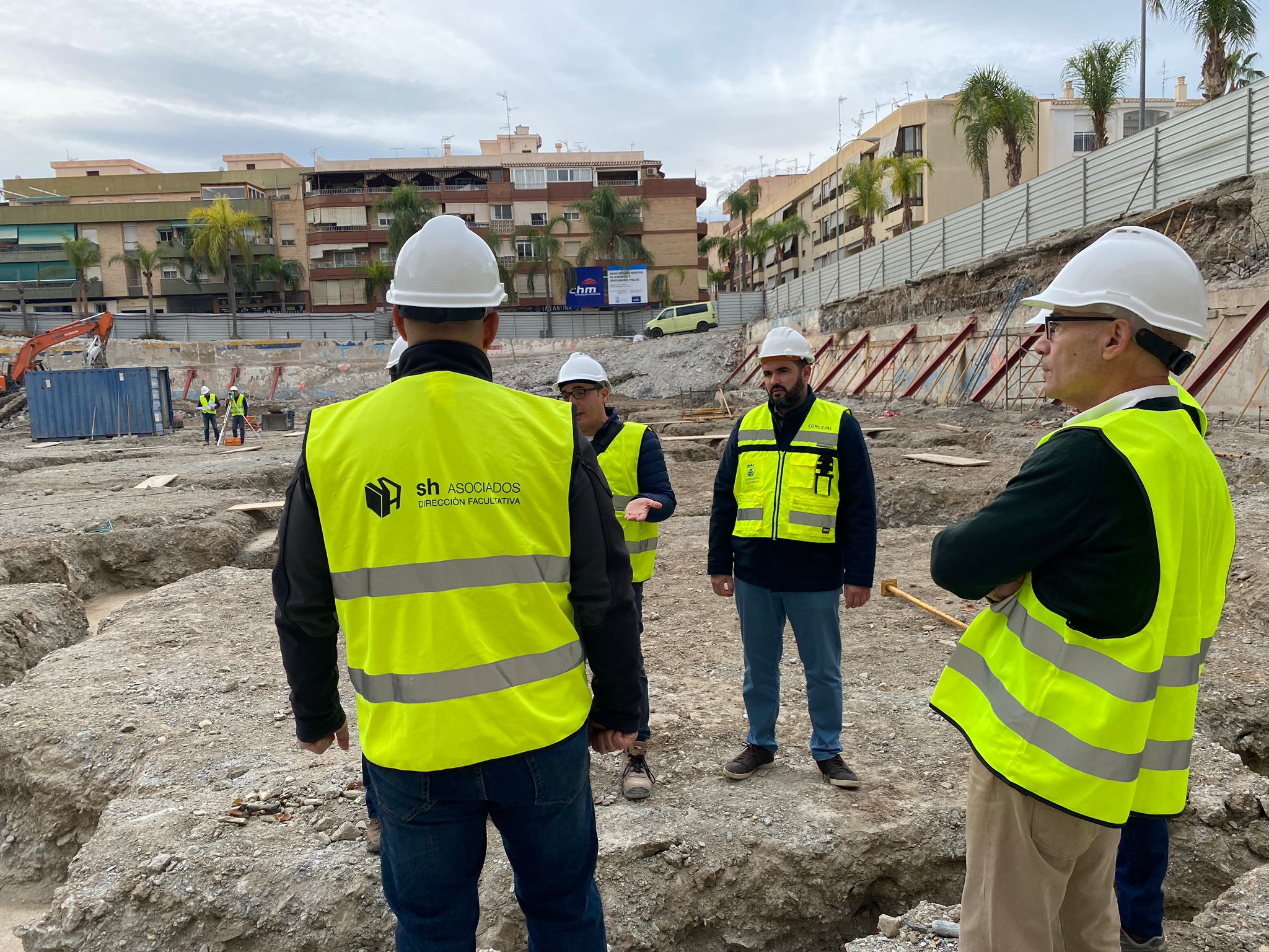 Comienzan las reuniones de seguimiento entre el Ayuntamiento y la constructora de las obras del Mercado Municipal de Almuñécar.